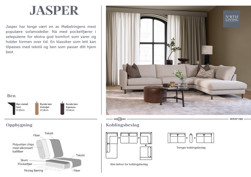 North Living Jasper modulsofa