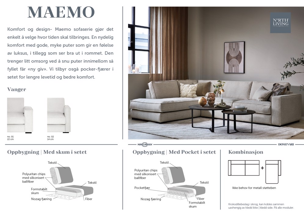 North Living Maemo modulsofa